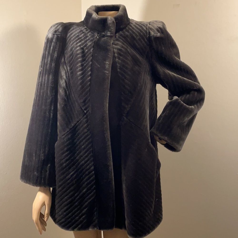Vintage 1960's Faux Fur Intrigue Glenoit Coat